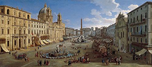 Caspar van Wittel Piazza Navona, Rome by Caspar Van Wittel china oil painting image